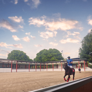 Polo Player at Arena